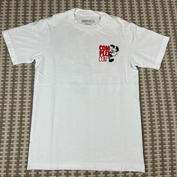ComplexCon x Verdy Long Beach White Tee T Shirt Men’s Sz XS NEW - Picture 3 of 5